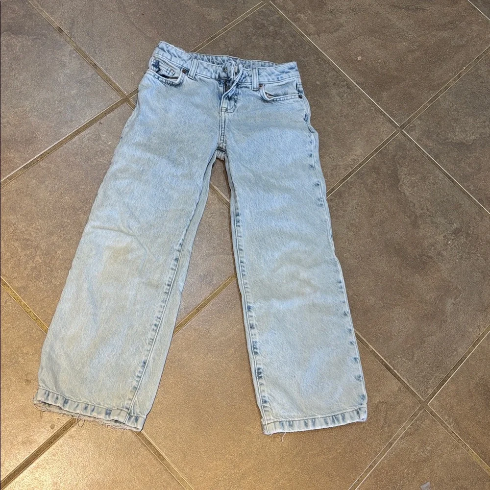 Girls Wide Leg Jeans 3! Size  youth 8